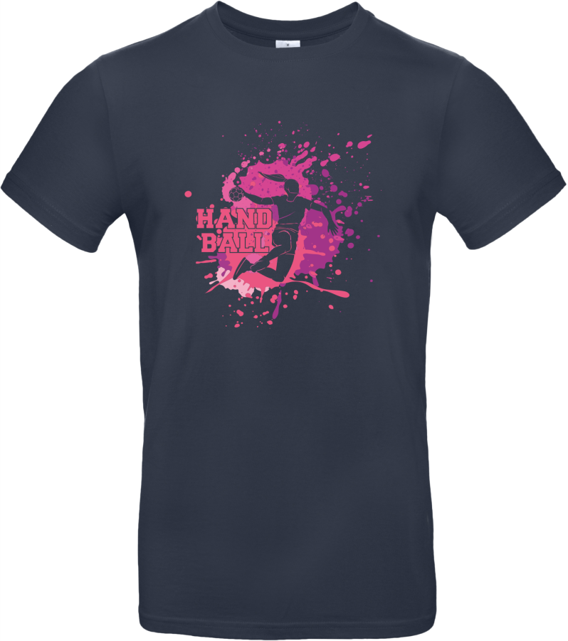 T-Shirt Handball Pink Splash